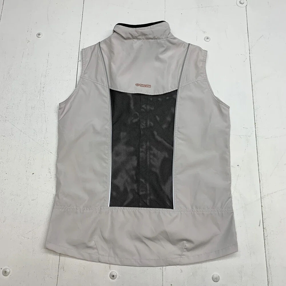 iq pearl izumi womens grey zip up vest size XL - Picture 2 of 5